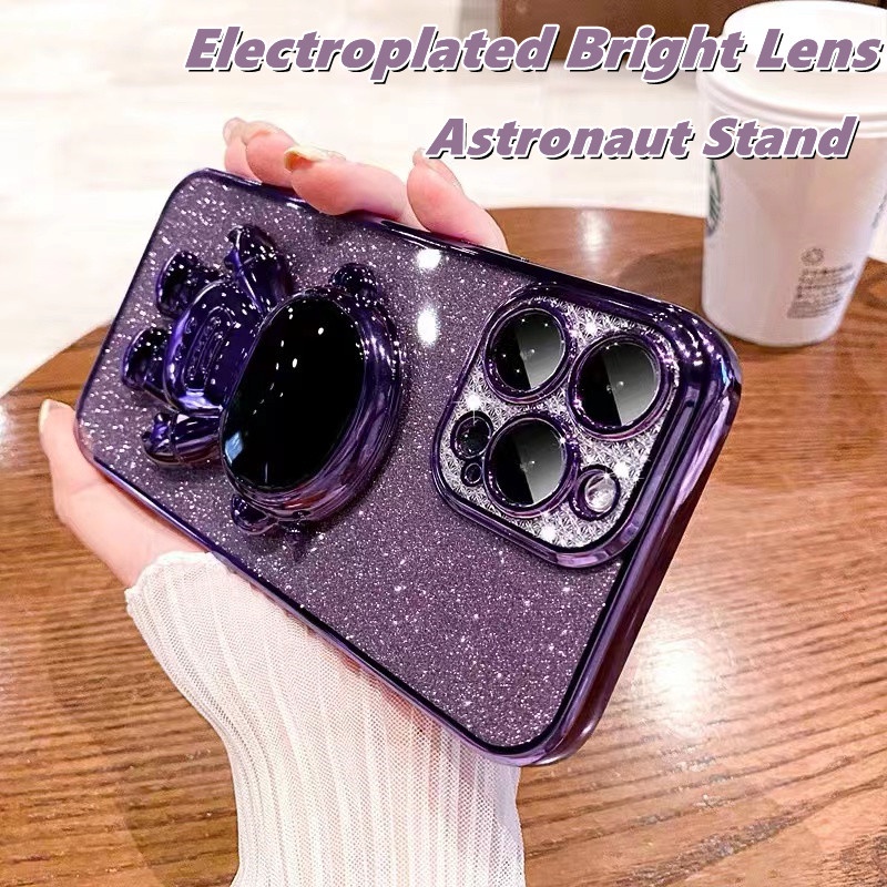 ốp lưng Điện Thoại Mạ Sang Trọng Tương Thích Cho iPhone 11 Pro max 14 Pro Max 14 Plus 13 12 Pro Max Có Bảo Vệ Ống Kính Máy Ảnh Vỏ Silicon Mềm Chống Sốc case