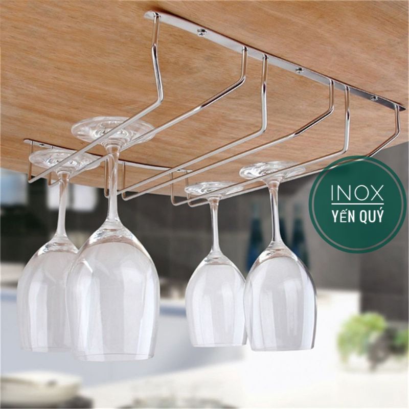 GIÁ ĐỠ TREO LY 3 HÀNG SÂU 34 BÓNG ĐẸP BẮT TỦ