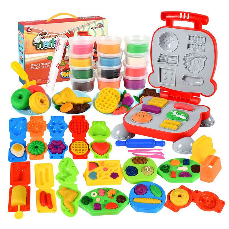Bộ đồ chơi đất sét AMILA nhiều màu sắc xinh xắn tiện lợi dành cho bé