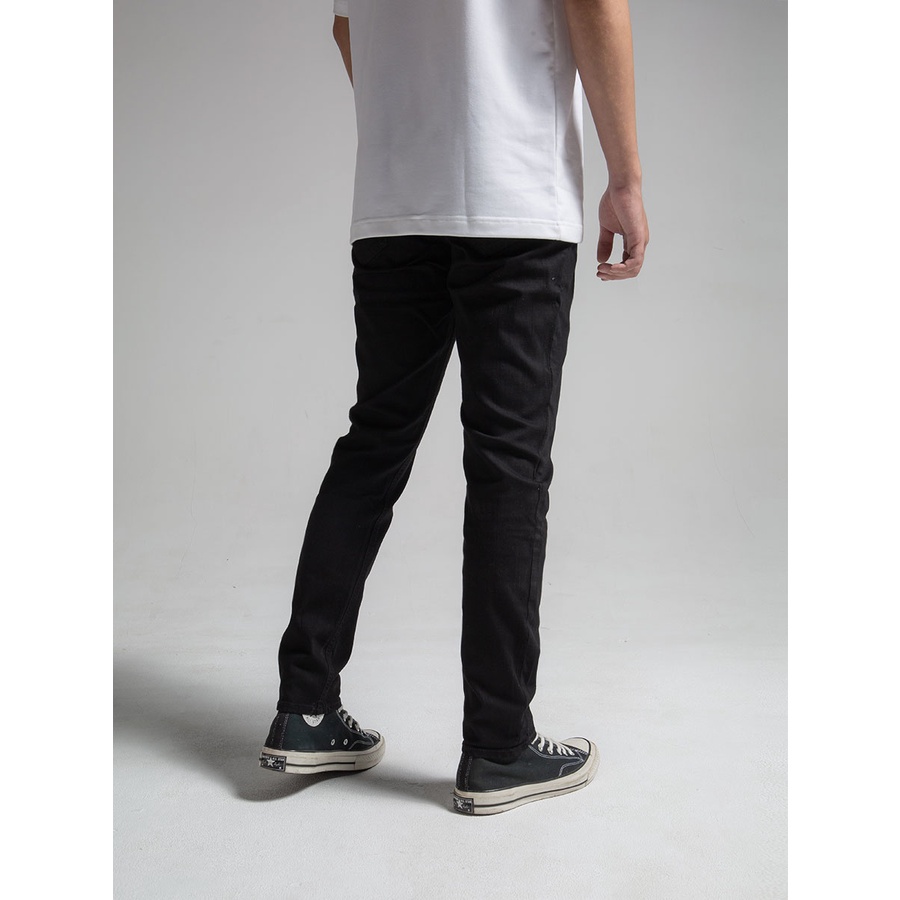 Quần Jeans The Denimaniac dáng ôm màu Black - Slim Fit