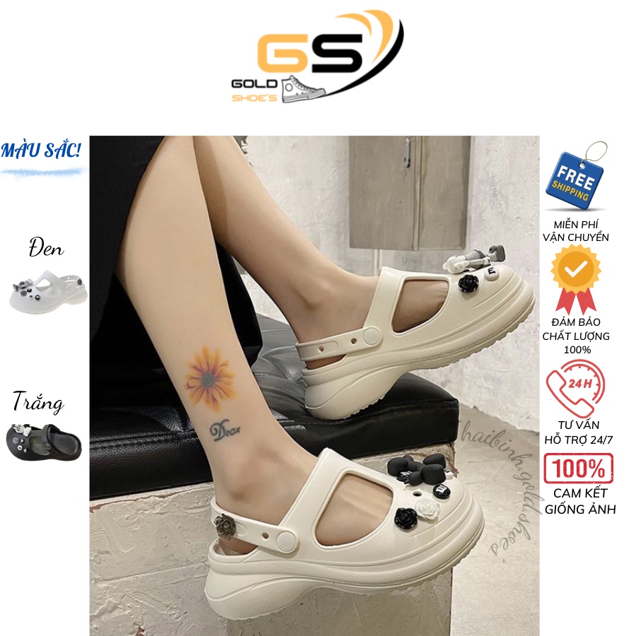 Dép Sandal nữ Tăng Chiều Cao 6cm 🎁 Tặng Kèm 🎁 full bộ stiker MSP : Sục hở 2616