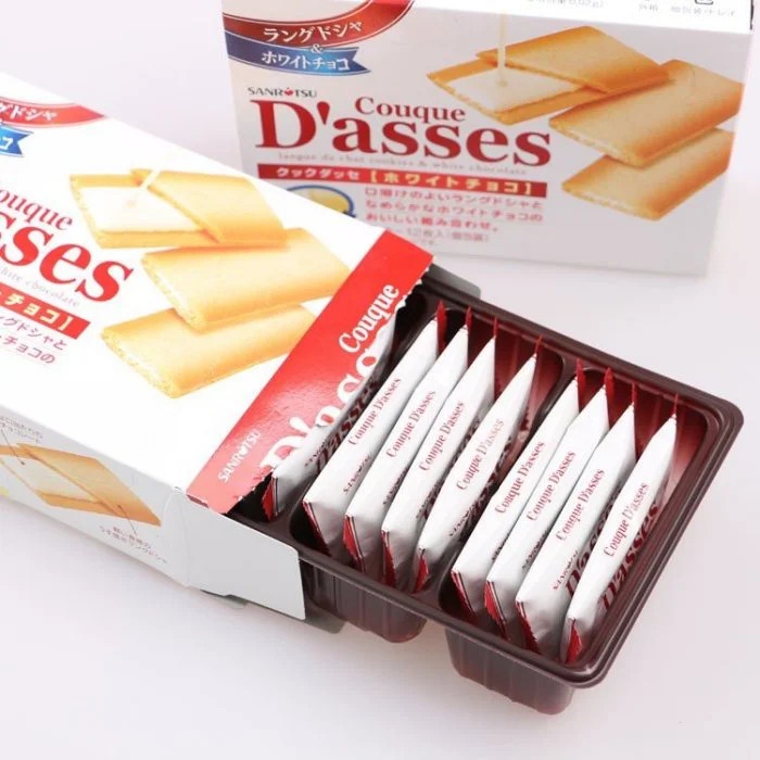 Bánh quy Dasses Nhân socola hộp 12 cái