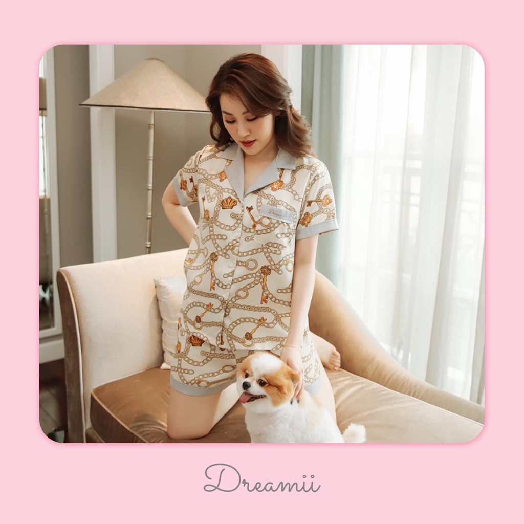 [DREAMII] Bộ ngủ dài Bella nữ xích vàng