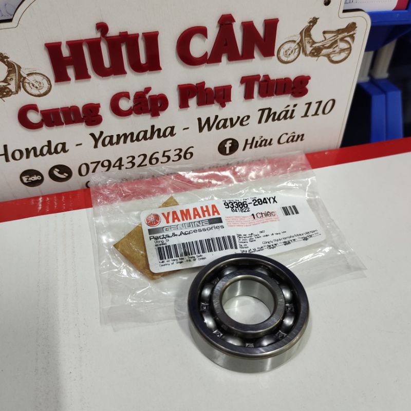 Vòng bi cốt tải nhông 6204 Exciter 2010 chính hãng Yamaha