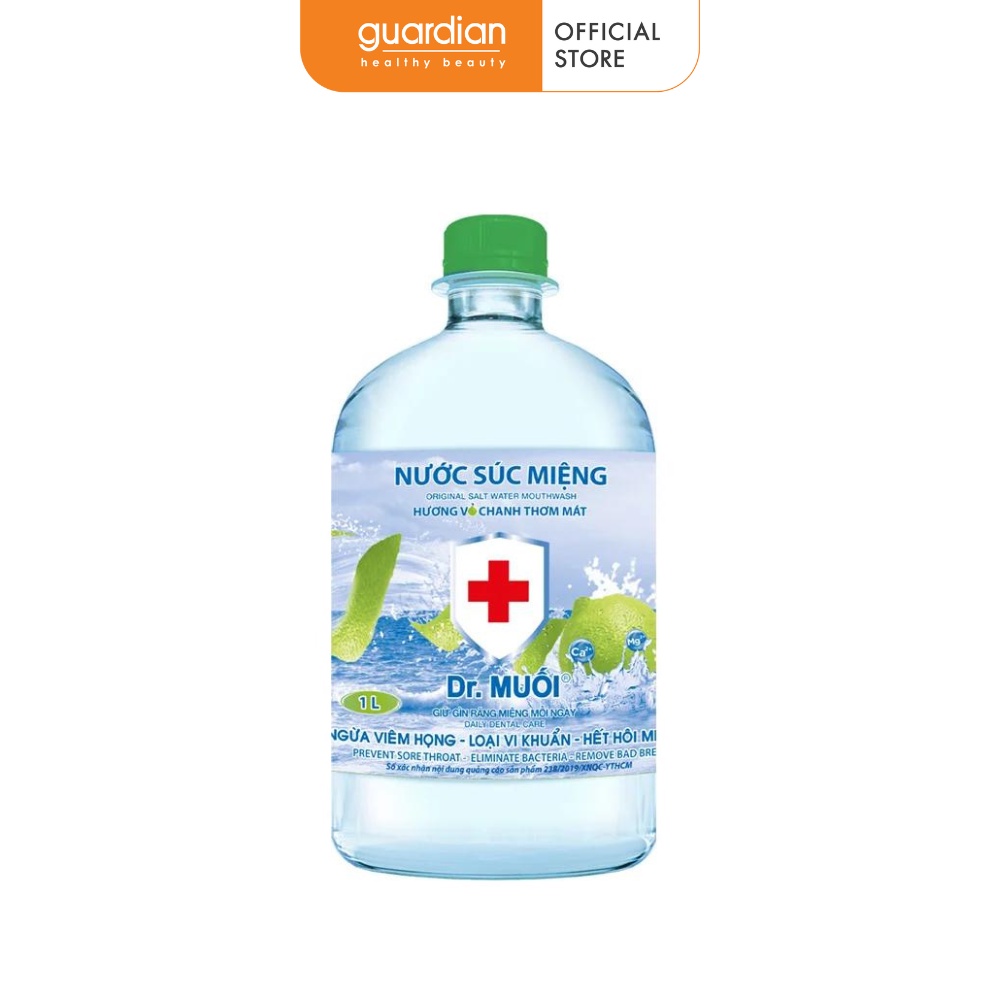 Nước Súc Miệng Truyền Thống Hương Vỏ Chanh Dr. Muối 1000ml