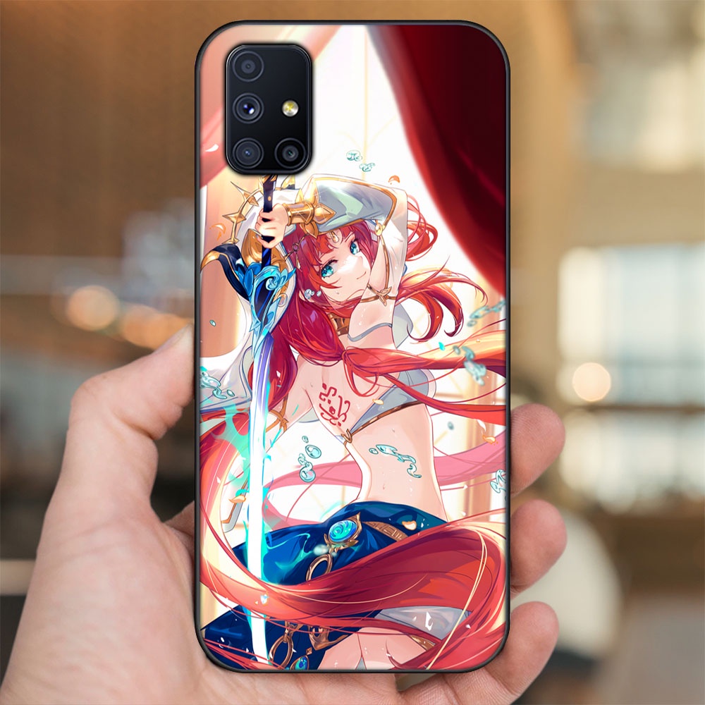 Ốp lưng Samsung M51 viền đen in hình Nilou Genshin Impact