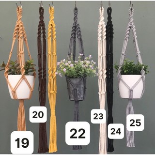 Dây treo cây macrame trang trí sân vườn, Decor phòng, hiên nhà