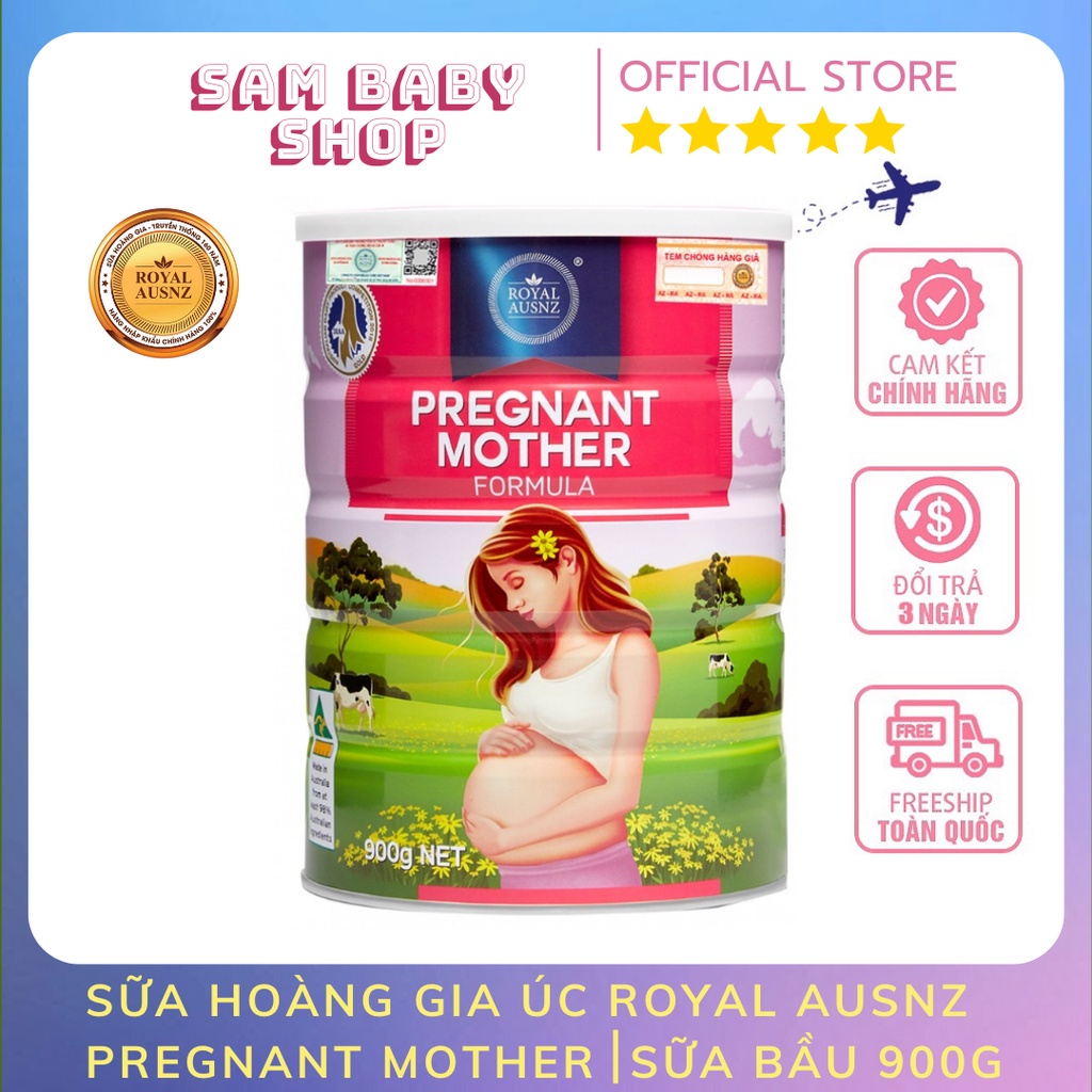 Sữa Bột Hoàng Gia Úc Pregnant Mother Dinh Dưỡng Vào Con Không Vào Mẹ Dành Cho Phụ Nữ Mang Thai Royal Ausnz 900g