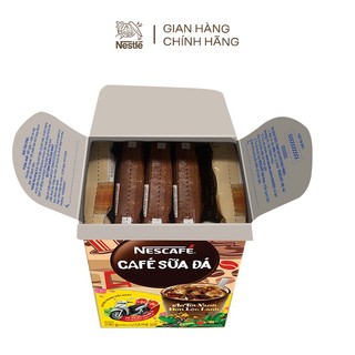 [CÀO TRÚNG THƯỞNG TẾT] Combo 4 hộp cà phê hòa tan Nescafé cà phê sữa đá (1 Hộp: 10 gói x 24g)