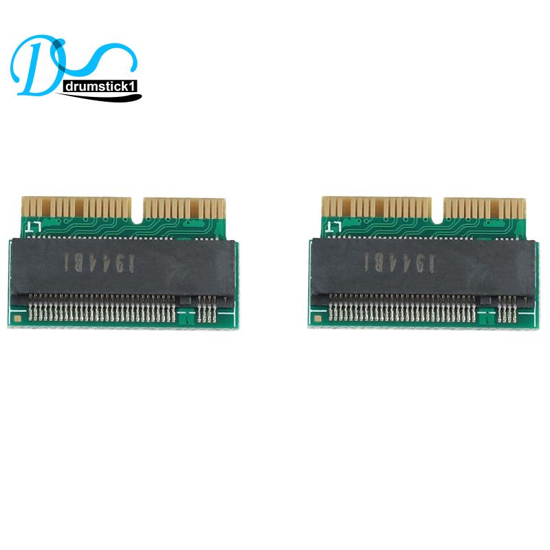 Bộ 2 Thẻ Chuyển Đổi 12 & 16 Pin Ngff M.2 Nvme Ssd Cho Macbook Air A1465 A1466 Pro A1398 A1502
