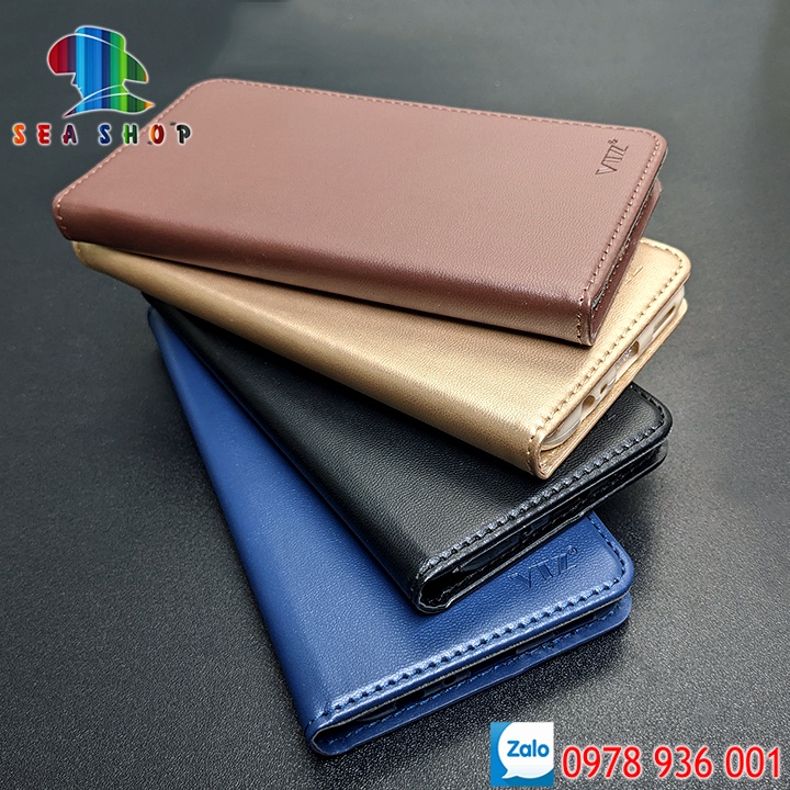 Bao da Samsung A03 Core dạng ví, Có ngăn cài thẻ - tiền, Thiết kế nắp gập 2 mặt - Có thể dựng điện thoại trên mặt bàn