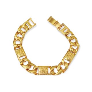 Vòng tay titan mạ 24k ,bạch kim không gỉ vòng tay nam sành điệu