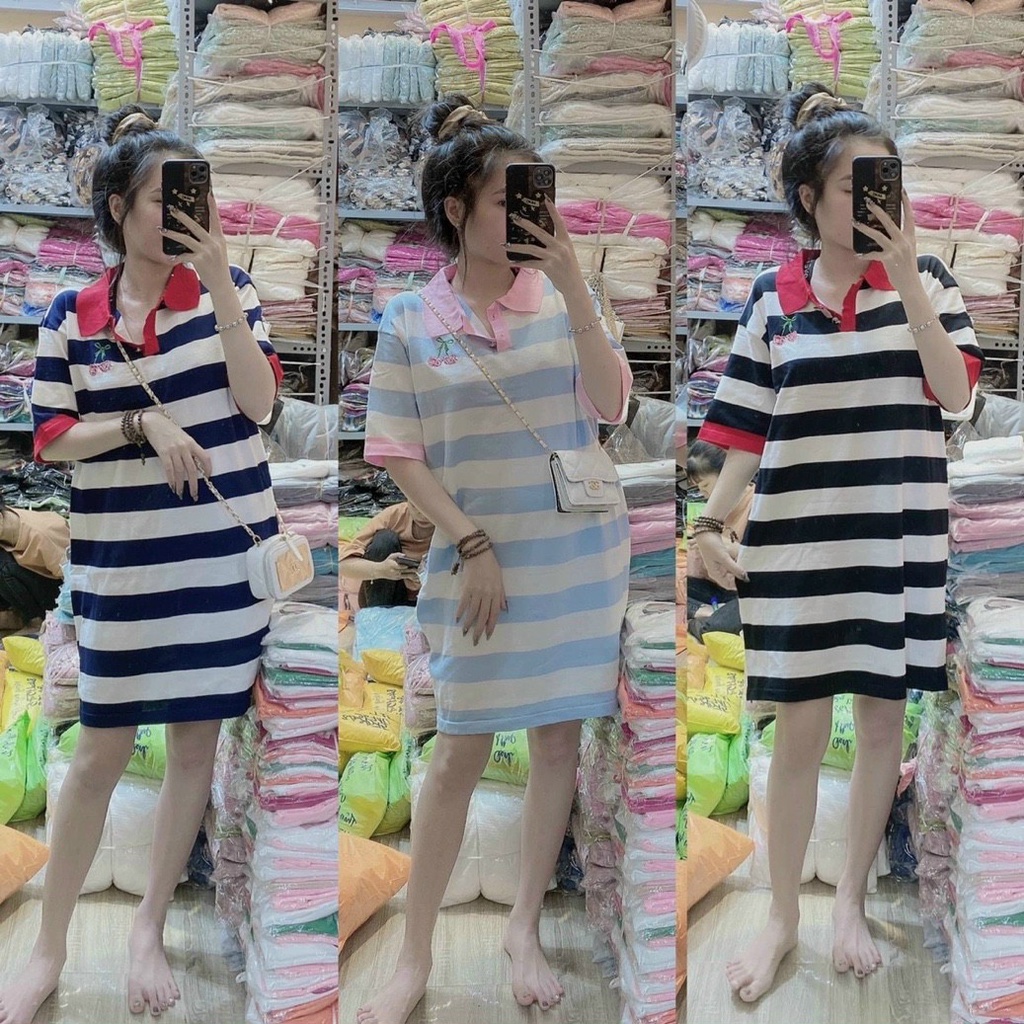 VÁY LEN SUÔNG CHERY THÊU
