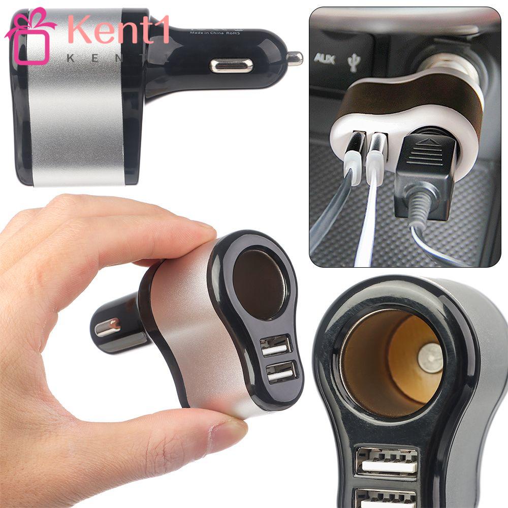 Tẩu Sạc USB Kép Kiêm Bật Lửa Thuốc Lá KENT1 Cho Xe Hơi