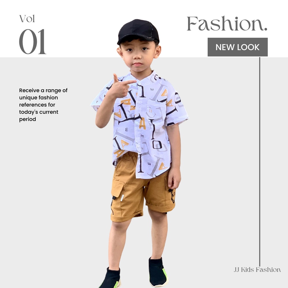 Quần short kaki bé trai hàn quốc thời trang, năng động, thoải mái size đại - JJ Kids