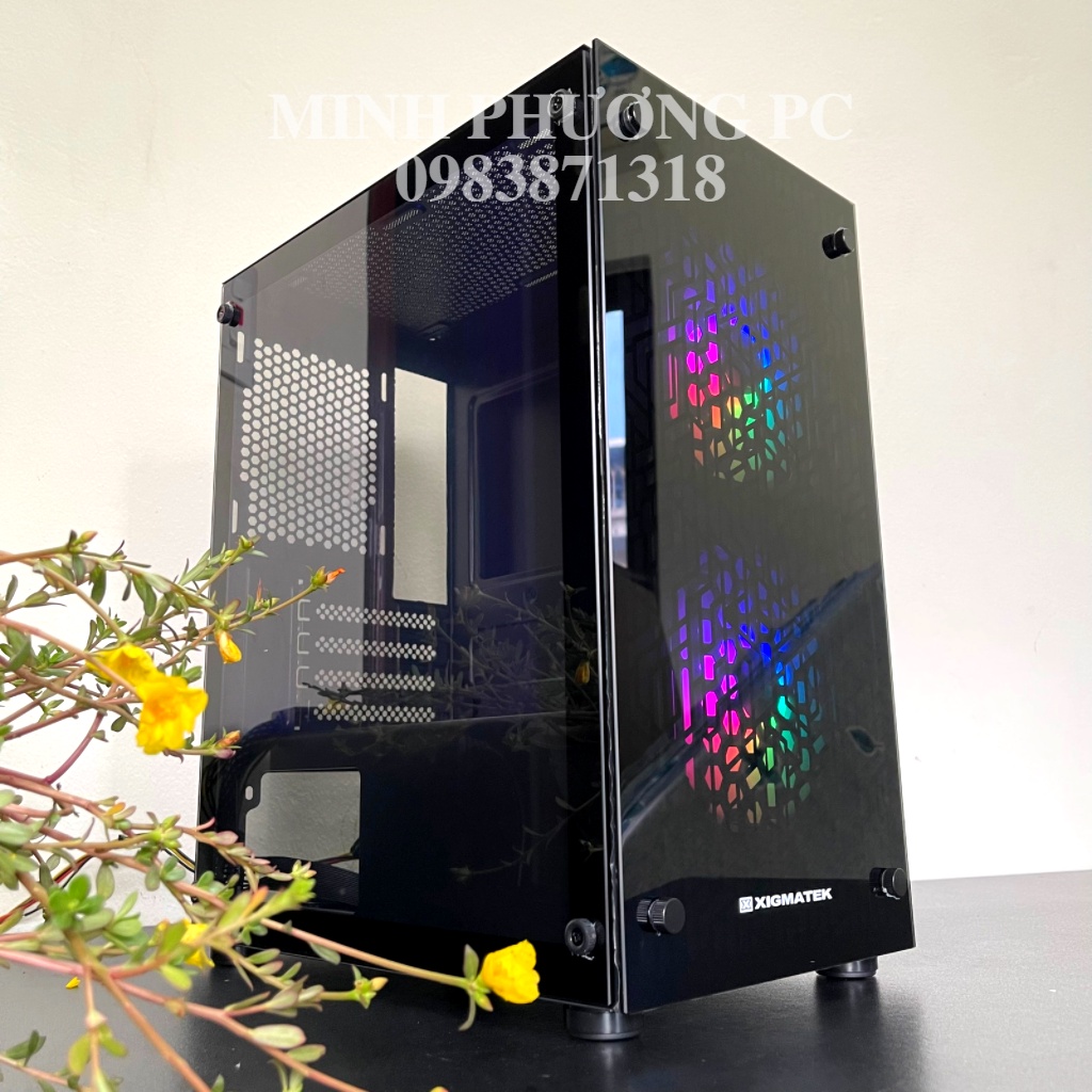 Vỏ case XIGMATEK NYM 2F hỗ trợ main M-ATX Hàng chính hãng | BigBuy360 - bigbuy360.vn