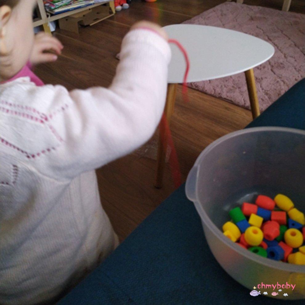 60 Hạt Đồ Chơi Hình Học Figurebeads Xâu Chuỗi Trò Giáo Dục Cho Bé Trẻ Em Thủ Công [O/18]