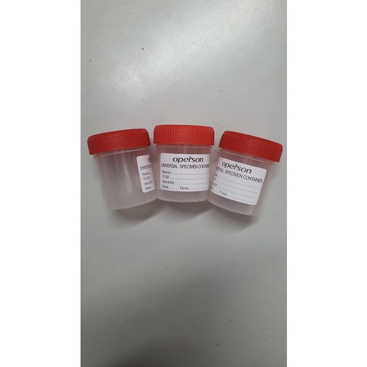 (COMBO 10 CÁI) LỌ ĐỰNG MẪU BỆNH PHẨM 60ml ĐỰNG MẪU NƯỚC TIỂU XÉT NGHIỆM
