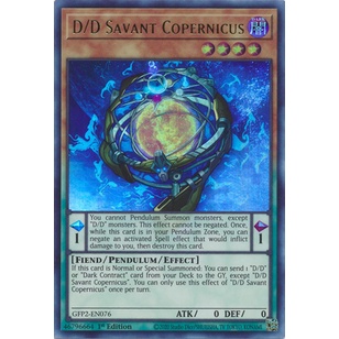 Thẻ bài Yugioh - TCG (UK) - D/D Savant Copernicus / GFP2-EN076'
