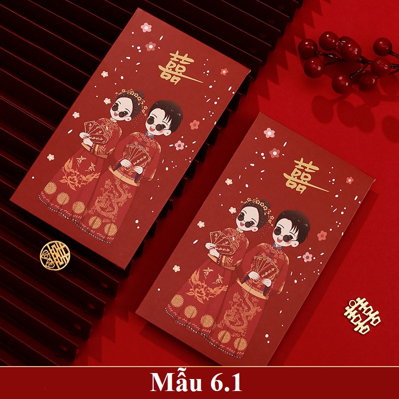 Bao lì xì dùng trong bưng quả đám cưới
