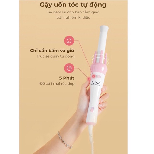 Máy uốn tóc tự động Unpublic HF-05