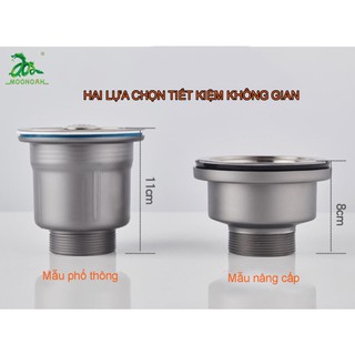 Bộ Xả Chậu Rửa Chén 2 hộc Ngăn Mùi