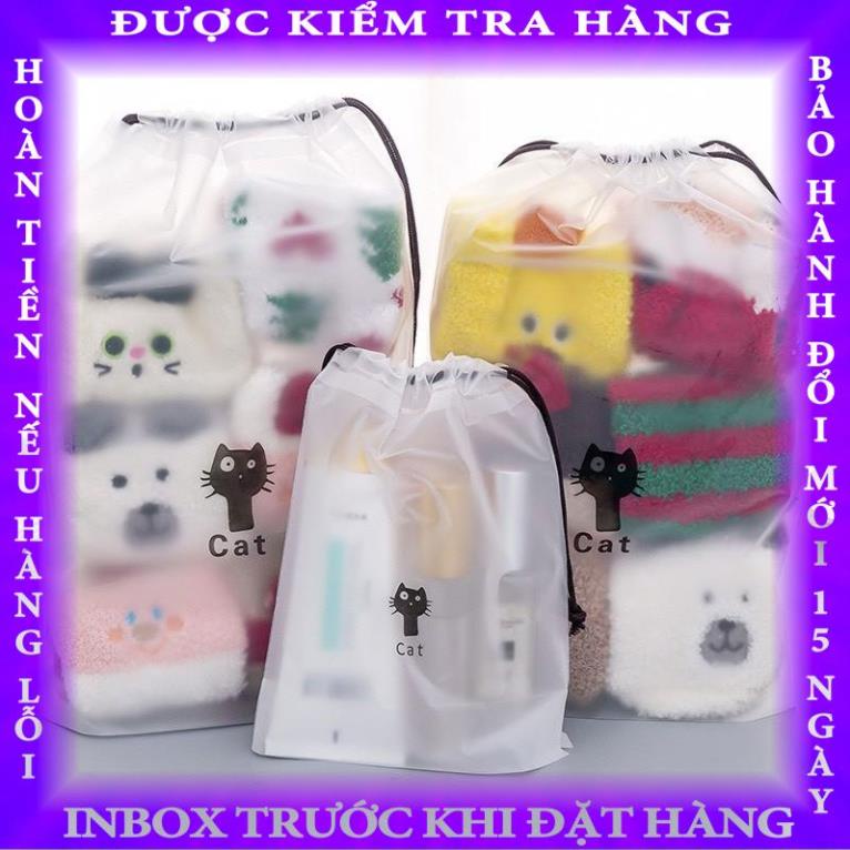 Túi dây rút đựng giày dép, đựng quần áo, đồ lót chống nước , chống bẩn đi đu lịch tiện lợi 88129 dohuy