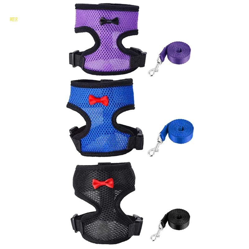 Bộ Dây Dắt Và Dắt Thú Cưng Đi Dạo Thiết Kế Dễ Thương Tiện Dụng