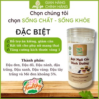 Bột Ngũ Cốc Dinh Dưỡng các loại đậu NTFood 500g giúp giảm cân, healthy