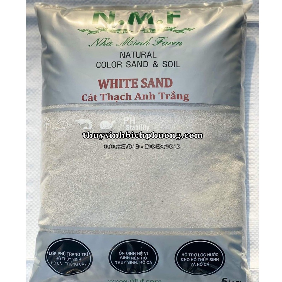 CÁT TRẮNG THẠCH ANH HẠT LƠN TRANG TRÍ, LÀM THÁC CÁT LOẠI 1