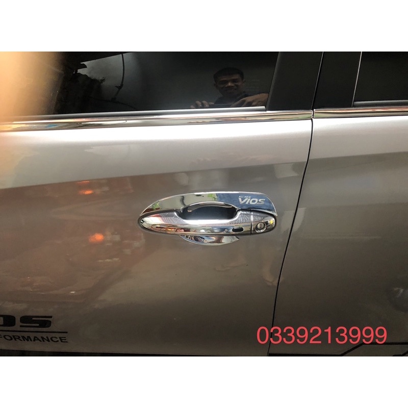 Ốp Trang Trí Tay Hõm Cửa Vios 2018-2023_ Phụ KIện Xe A - Z