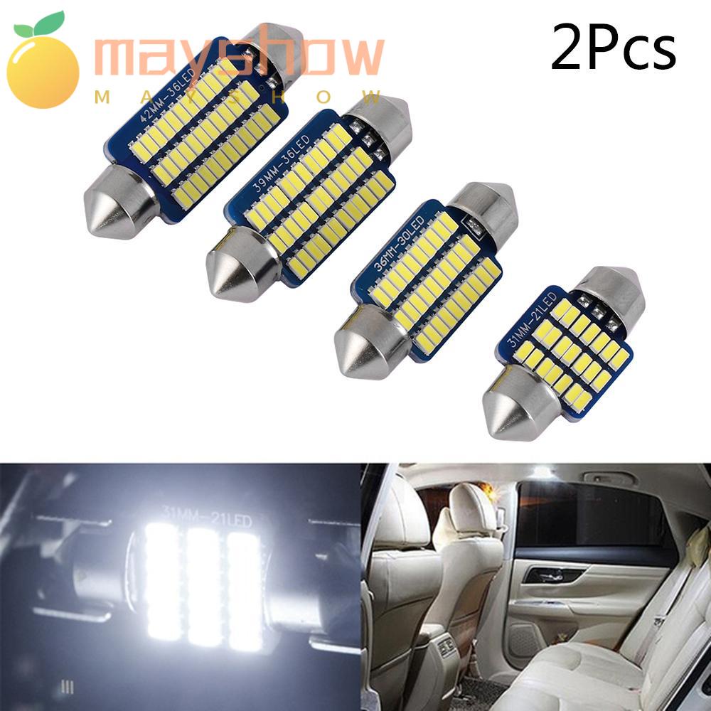 Bộ 2 Đèn Trần Xe Hơi 31MM 36MM 39MM 42MM Chất Lượng Cao