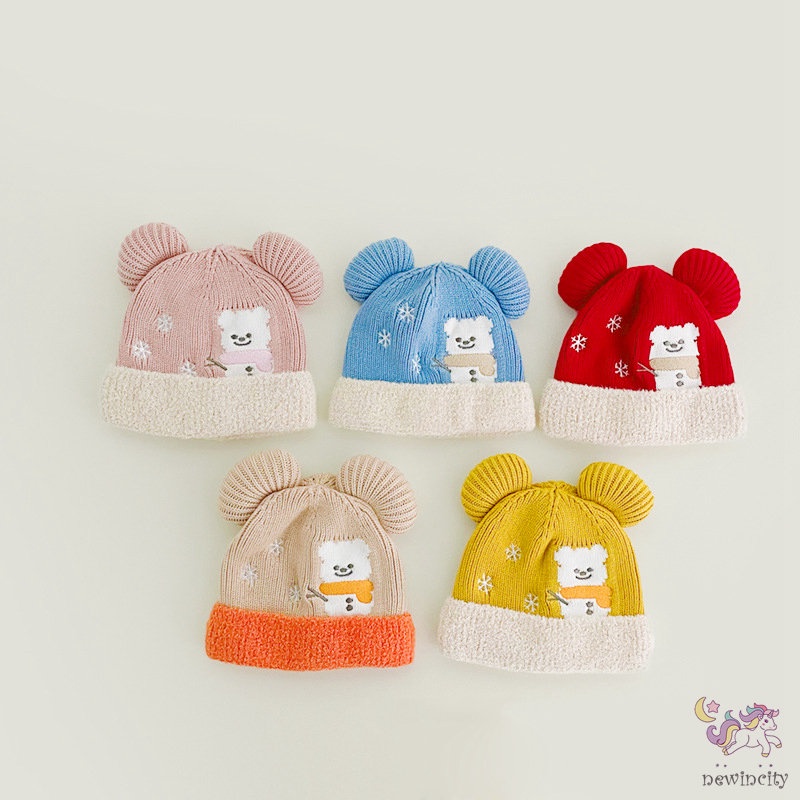 Mũ Dệt Kim Bảo Vệ Tai Phong Cách Hàn Quốc Dành Cho Bé Trai Và Bé Gái