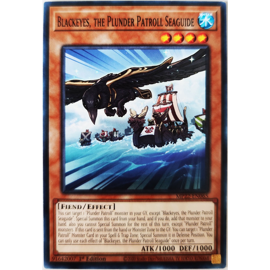 [Thẻ Yugioh] Blackeyes, the Plunder Patroll Seaguide |EN| Common