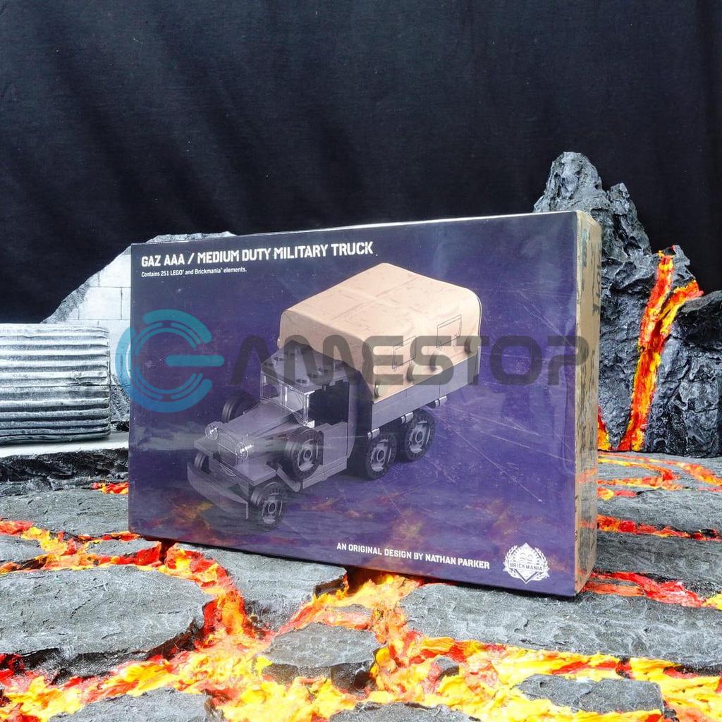 Brickmania Mô hình lắp ráp Lego Gaz AAA Medium Duty Military Truck LGBKM09
