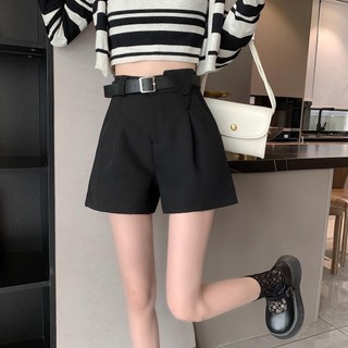 Quần short nữ ống rộng, Quần đùi sooc lưng cao tôn dáng form đẹp vải tuyết mưa