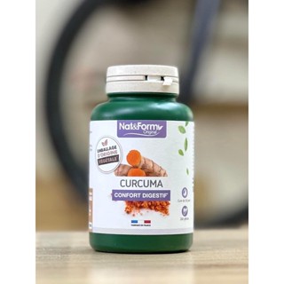 Tinh bột nghệ hữu cơ Nat & Form hộp 200 viên mẫu mới