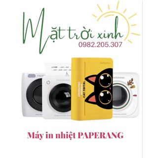 {hàng sẵn}Máy in đen trắng Mini PAPERANG 🎁 tặng ốp + giấy in💚 MẶT TRỜI XINH ☀️