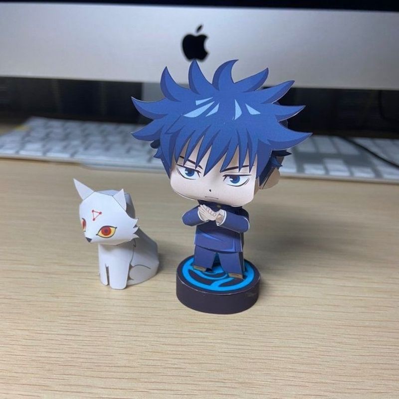 - Mô hình giấy Anime Chibi Fushiguro Megumi
