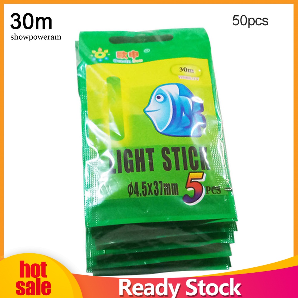 Set 50 Phao Câu Cá Phát Sáng Trong Đêm Tiện Dụng