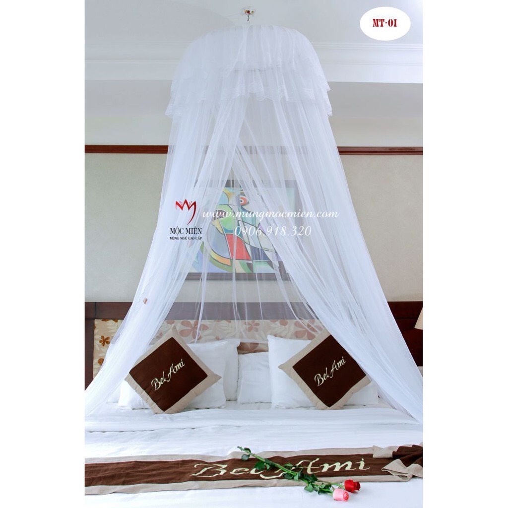 Màn Tròn Công Chúa Cao Cấp Mộc Miên ( Hình thật )