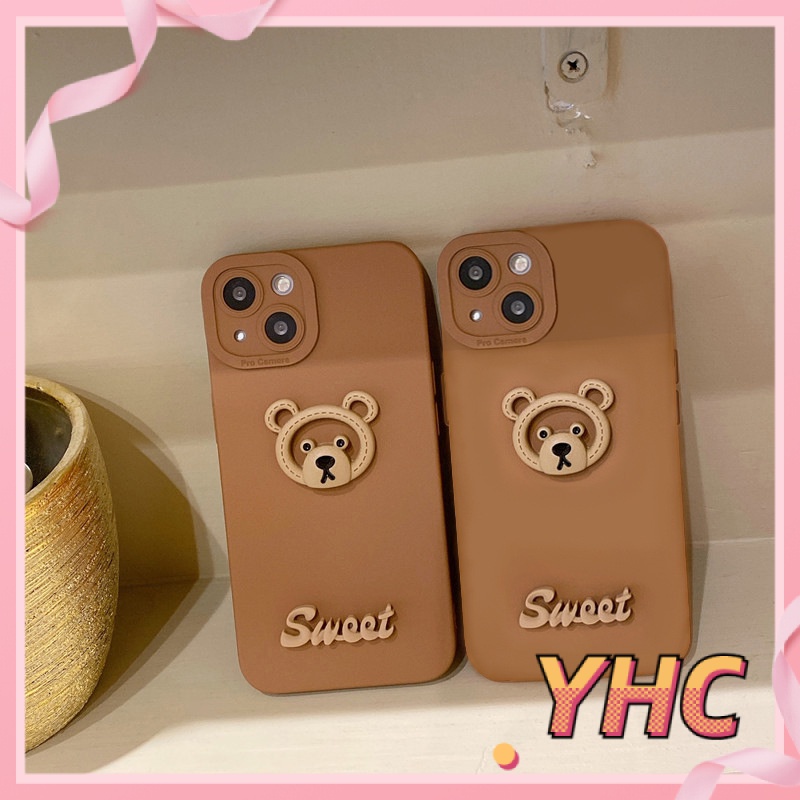 ốp iphone Hình Gấu 3D tương thích iPhone 6/S6/6S/6splus/7/7plus/8/8plus/X/xs/xr/xsmax/11/12/13/pro/Max-032