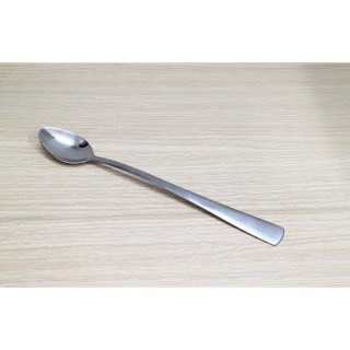 Bộ 10 muỗng cà phê đá dài trơn inox cao cấp dài