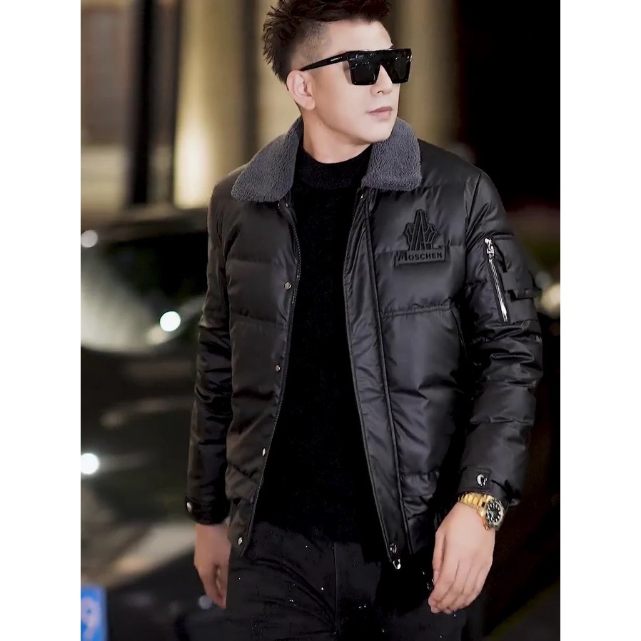 Áo Khoác Nam - Áo Phao Nam Q. Châu cao cấp màu đen 2022