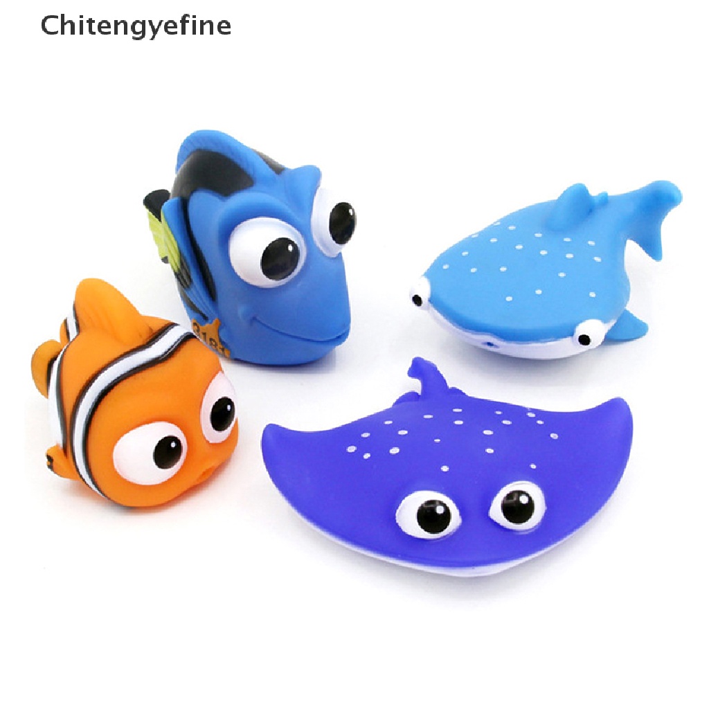 Đồ Chơi Bồn Tắm Bóp Nén Tạo Hình Nemo Dory Dễ Thương Cho Bé
