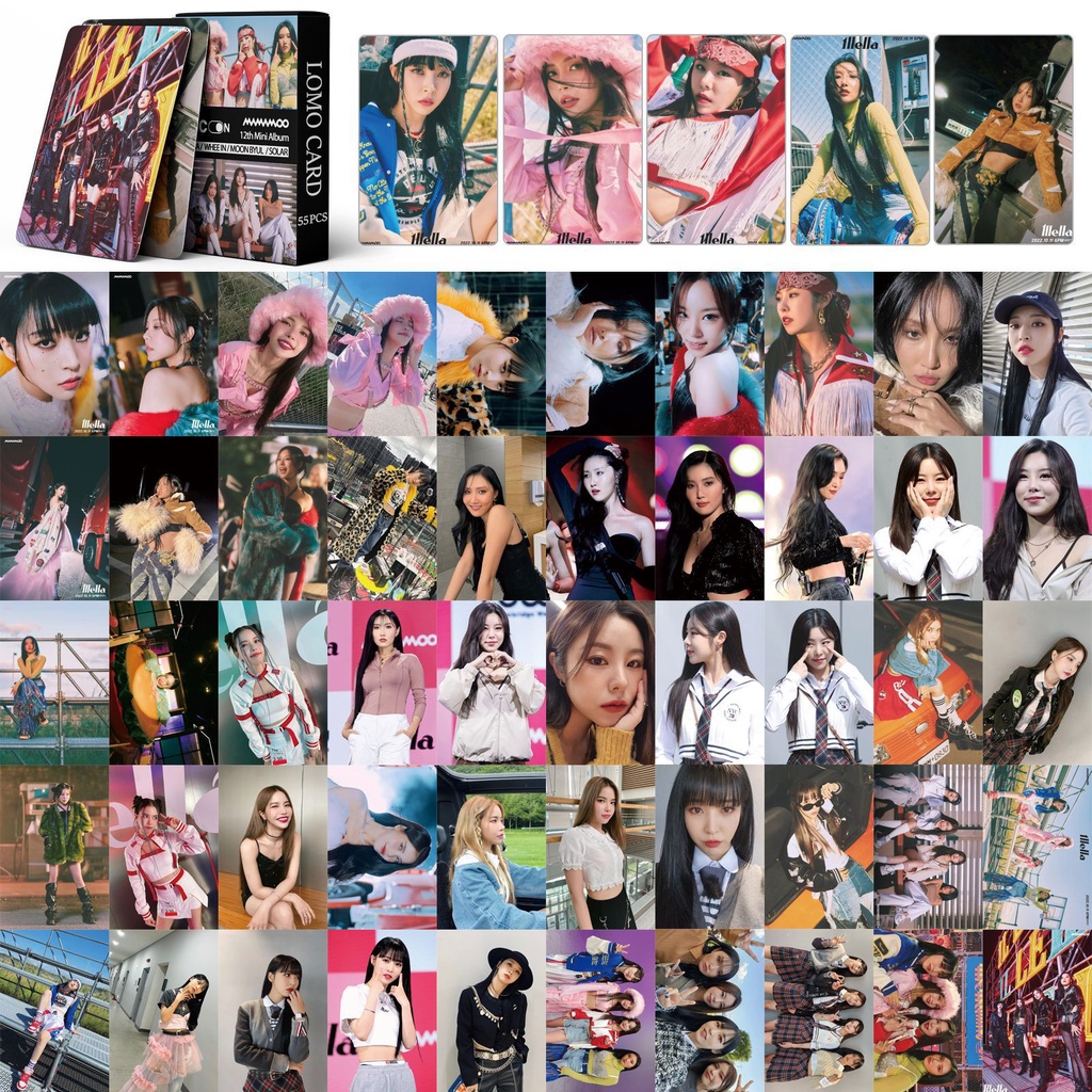 Mamamoo Album MIC ON Photocard Lomo Card Postcard