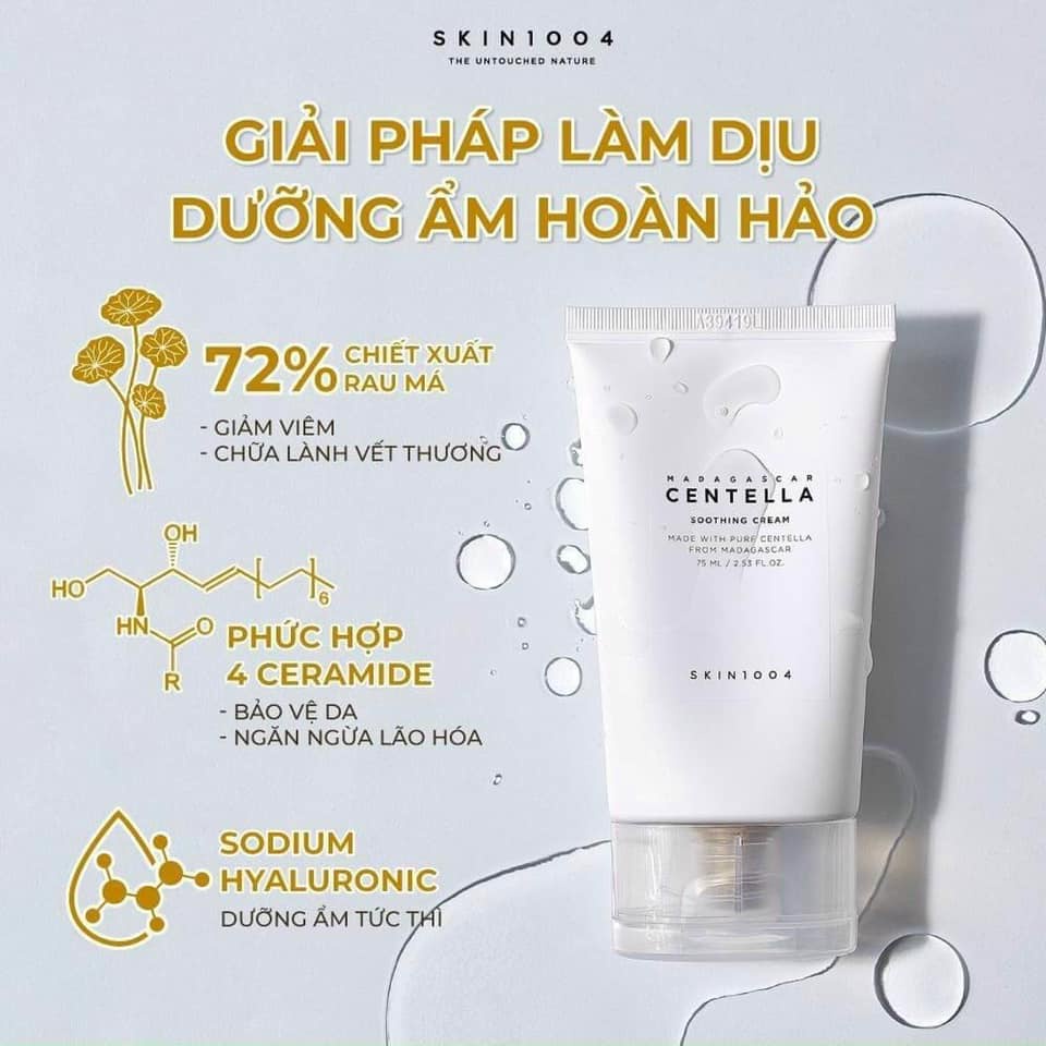 Kem dưỡng ẩm phục hồi da Skin1004 Madagascar Centella 75ml