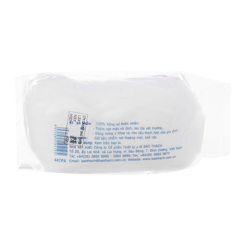 Bông gòn y tế Bảo Thạch, Chất lượng, uy tín, gói 25g