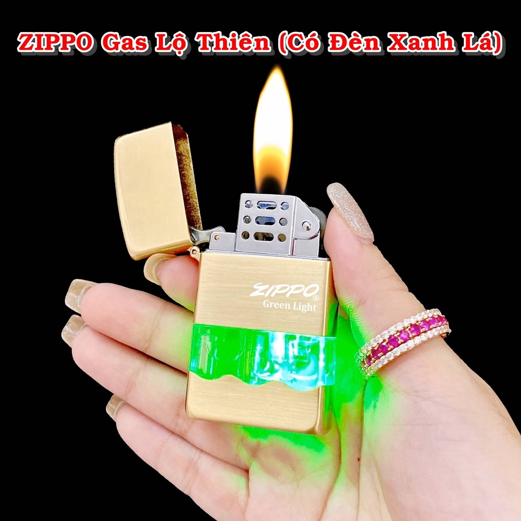 FREESHIP - HỎA TỐC 𝐇ỘT 𝐪𝐮𝐞̣𝐭 𝐁𝐚̣̂𝐭 𝐥𝐮̛̉𝐚 Vzipo lộ thiên kiểu gợn sóng có đèn xanh lá