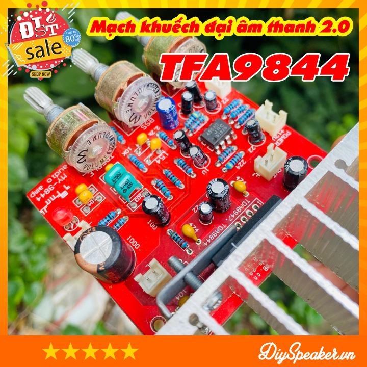 Mạch khuếch đại công suất 2.0 TFA 9844 20W*2